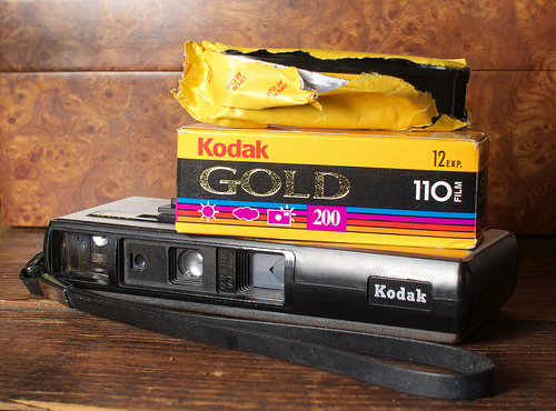 Pocket Instamatic 60 110 film camera, with film