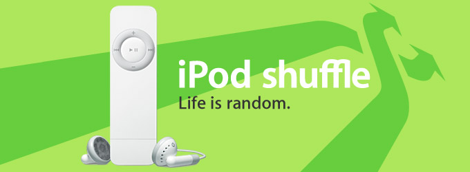 iPod shuffle.